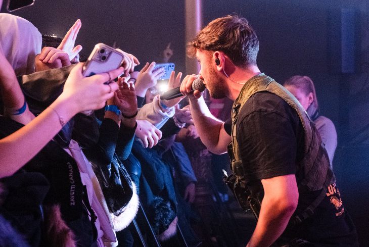 Young people at a No More Knives gig