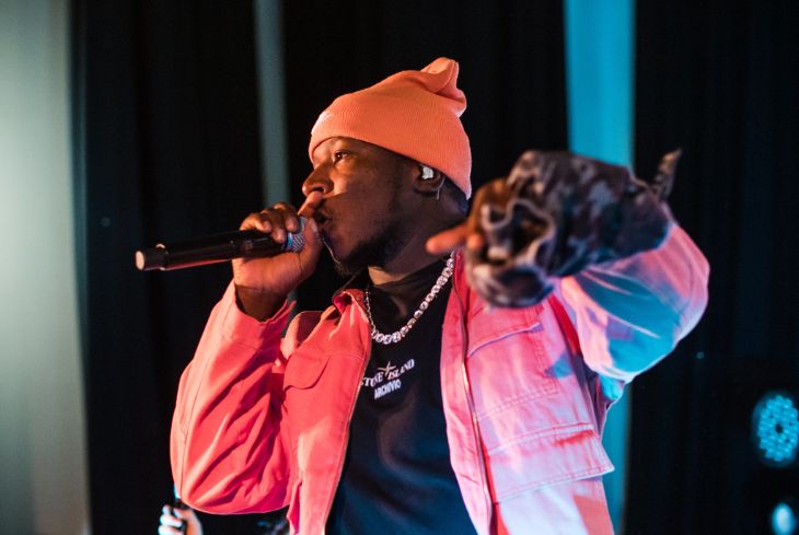 James from OTC performing on stage