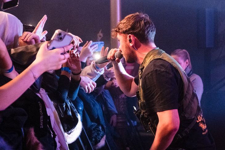 NXT Chaptr performing at a gig