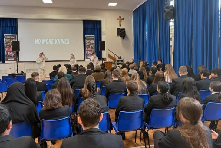 Message band, NXT CHAPTR, in school
