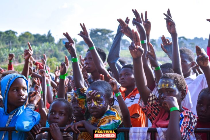 Children at Festival Bombo