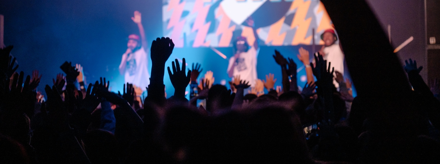 NXT CHAPTR performing at a gig