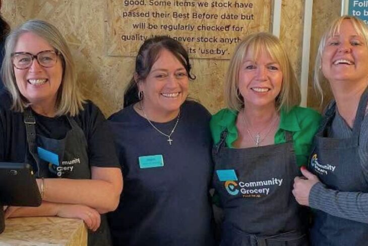 Community Grocery managers at South Bank grocery launch