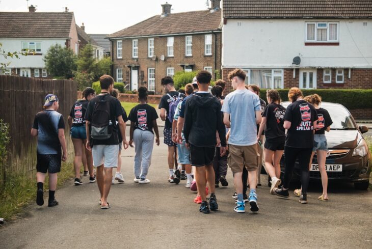 Young people on an Amplify Residential
