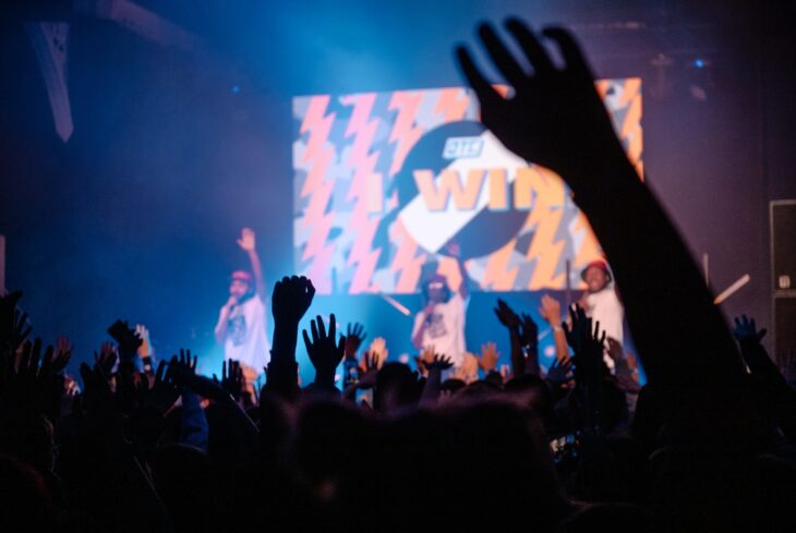 NXT CHAPTR performing at a gig