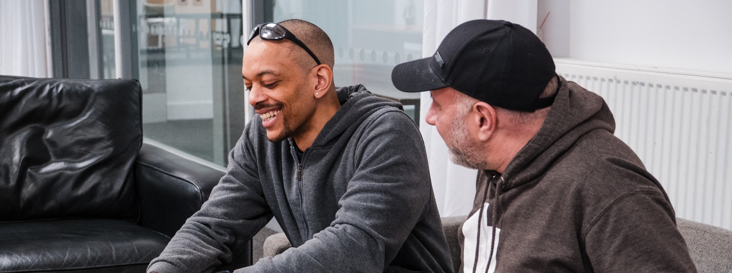 Mo chatting to an Eden team leader