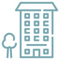 Block of flats icon